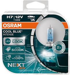 OSRAM ŽARNICA H7 12 V 55 W PX26d DUOBOX 2/1 COOL BLUE® INTENSE