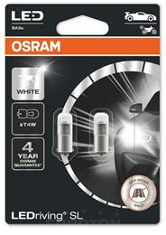 OSRAM ŽARNICA LEDriving SL = T4W 12V BA9s 0,80 W Diameter 9mm LED COOL WHITE 6000K  2/1